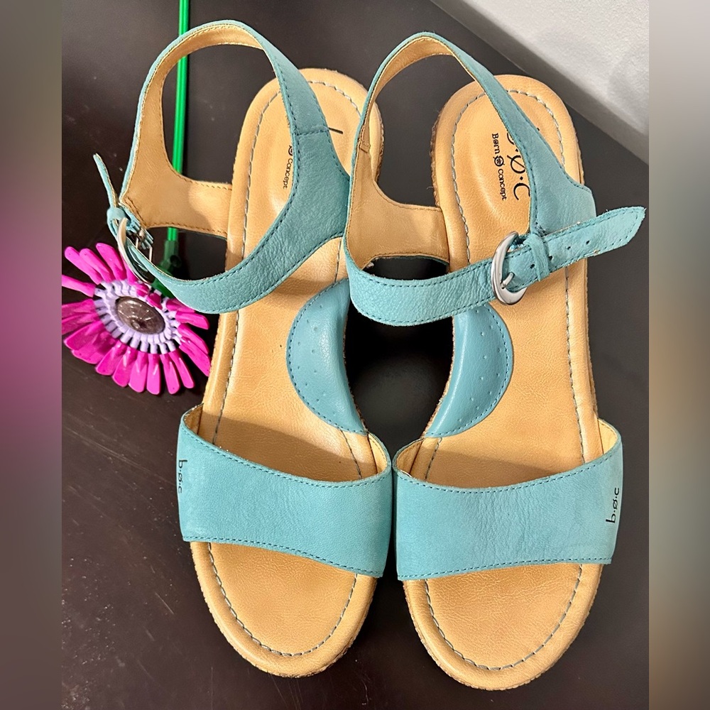 Must have Born Concept aqua blue sandals!